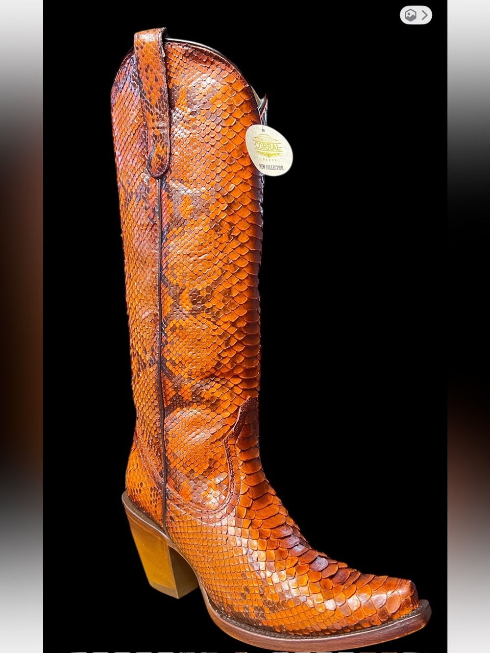 Corral Python Western Boot